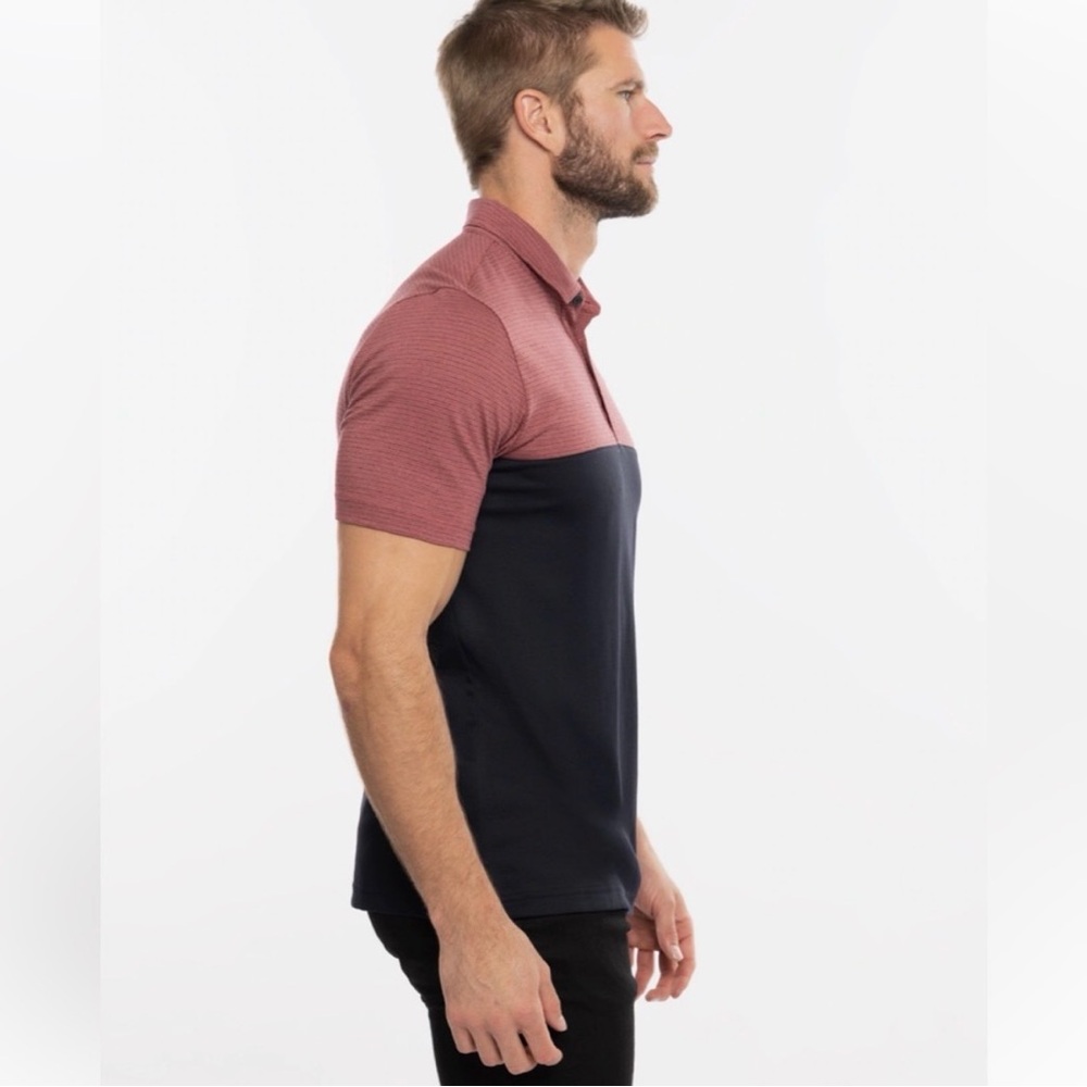 TRAVISMATHEW RIVERBANK GOLF POLO ROAN ROGUE Size Medium - Picture 3 of 12